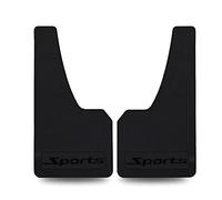 Universal Car Mud Flaps Rubber Mudguard Splash Guards Rubber Mudguard for Universal Sports Mud Flaps Guards Splash Front Or Rear Guards（Black）