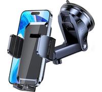 Universal Car Phone Holder For Kia Rio (2011-2017),Adjustable lenghth Dashboard Windscreen One Button Release Phone Holder.