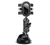 Universal Car Phone Holder - Suction Cup Mount, Adjustable Phone Stand, Dashboard and Windshield Secure Holder, Gadget Stable Recording Tool | Car Accessory for Vlog Recording