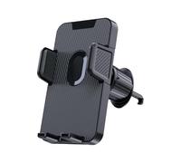 Universal Car Phone Holder with Upgraded Metal Hook & Strong Stability 360 Degree Adjustable Dashboard Air Vent Mount with Easy to Install One-Button Release High Compatibility