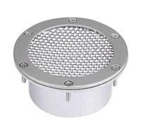 Universal Car Racing Air Duct Grille Bumper Vent Inlet for Cold Air Intake(Silver)