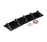 Universal Car Rear Bumper Spoiler Fin Deflector Lip Diffuser 5 Teeth