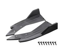 Universal Car Rear Bumper Spoiler Lip Wing Trim Protection Anticrash Diffuser Side Skirt Wrap Angle Splitter Protection Splitter Body Kit(Carbon Fiber)