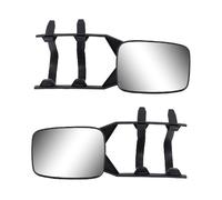 Universal Car Rear View Mirror Convex Wide Angel Safe Hauling Extension Towing Adjustable Tow For Caravan Trailer Full Door Wing Mirror(2piece)