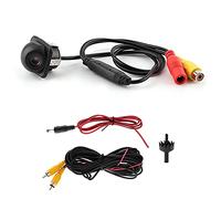 Universal Car Reversing Camera Small Straw Hat Style Rear View Night Vision Camera, High Definition Wide Angle Blind Zone Backup Cam, Durable ABS Material, Design for Various Cars