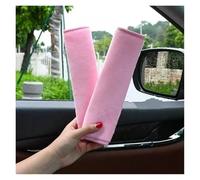 Universal Car Safety Belt Cover Adjustable Seat Shoulder Strap Protector Pad Front Bumper Grille(1Pcs pink)