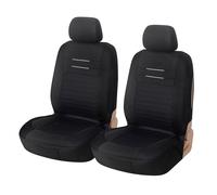 Universal Car Seat Covers - Black Front Pair