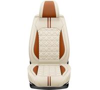 Universal Car Seat Covers Leather Full Set, To Fit Most Cars, Side Airbag Compatible(Orange Standard)
