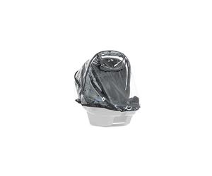 Universal Car Seat Rain Cover, Transparent - Fits All Car Seats & Travel Systems, Waterproof & Durable, Reflective Trim