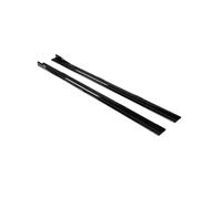 Universal Car Side Skirt 8 Pcs 2.2m Winglet Splitters Lip Side Spoiler Compatible With Ssangyong Actyon Rexton Torres(Gloss black 2m)