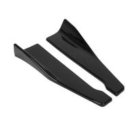 Universal Car Side Skirt Bumper Spoiler Splitter Protector For Smart For Fortwo(Glossy Black)