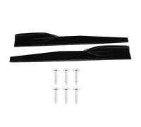Universal Car Side Skirt Rocker Splitters, Side Skirts for Most Cars, Anti - Scratch Protector with Glossy Black Finish, 29.3in ABS Side Spoiler to Enhance Aerodynamics and Style