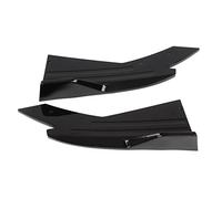 Universal Car Side Skirt Splitters,Rear Bumper Lip Diffuser Protector Side Skirt Gloss Black ABS Universal Body Kit for Cars - Car Modification Parts