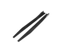 Universal Car Side Skirts 1.18m Bright Black Side Wings Bumper Lip Separator Reduce Air Resistance Side Skirt Panel Splitter Lip(Carbon Fiber Look)