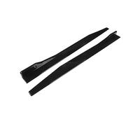 Universal Car Side Skirts 1.18m Bright Black Side Wings Bumper Lip Separator Reduce Air Resistance Side Skirt Panel Splitter Lip(Bright black)