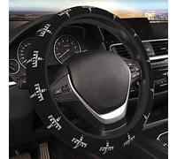 Universal Car Steering Wheel Cover 38Cm I Can Do All Things Through Christ Who Strengthens Me Cross Wheel Sleeve Protector Stretchable Auto Steering Wheel Cover For Car, Auto, Suv