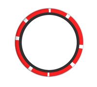 Universal Car Steering Wheel Cover â€“ Fabric Sleeve for Trucks, SUVs, and Cars â€“ Denmark Danish Flag Full Print Design