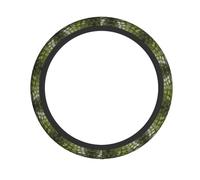 Universal Car Steering Wheel Cover â€“ Fabric Sleeve for Trucks, SUVs, and Cars â€“ Moss Stone Pavement Full Print Design