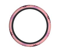Universal Car Steering Wheel Cover – The Old Hollywood Full Print Elastic Fabric Sleeve for Auto, Trucks, SUV, ATV, and More