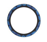Universal Car Steering Wheel Cover - Airplane Cockpit Full Print Elastic Fabric Sleeve, Breathable for Auto, Trucks, SUV