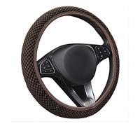 Universal Car Steering Wheel Cover No-Slip and Sweat-Absorption 3D Massage Mesh Cloth Auto Car Wrap Breathable Odorless Cover Warm in Winter Cool in Summer 15 Inch Fit Most Cars for Men Women