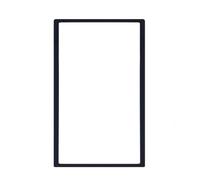 Universal Car Stereo Radio Panel Plate Frame 2 Din 100 MM/3.94 Inch Fascia Replacement Parts Auto Interior Car Radio Fascia