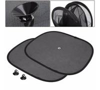 Universal Car Sunshade Cover Blind Mesh UV Protection for Rear/Side Window| UV Sun Rays Protection for Your Kids, Pets, Family/Passenger| 44cm x 38cm (2 Pcs)