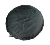 Universal Car SUV Tire Cover Case Spare Tire Wheel Bag Tyre Spare Storage Cover Tote Polyester Oxford Cloth for Auto/Trailer/Caravan Spare Wheel(S 65X37cm)