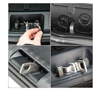 Universal Car Tailgate Fresh Air Bracket Camping Air Vent Lock Stand Double Door Holder for Bus Camper Caddy