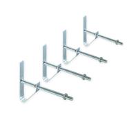 Universal Car Tire Wall Holders 4-Pack 20kg Capacity 17cm Length