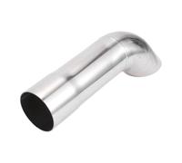 Universal Car Turn Down Exhaust Tip Tail Throat | Tailpipe Tip Stainless Steel Mandrel Bend Elbow Tube 230mm Exhaust Tip