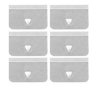 Universal Car Wind Rain Deflector Clips Stainless Steel Retaining Fixing Set for Vehicle Window Deflectors 4pcs 6pcs 8pcs 12pcs (6 Pieces)