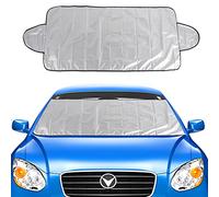 Universal Car Windscreen Cover,Foldable Car Windshield Covers,UV Dust Water Protection Front Window Sunshades Cover in all Weather,Automotive Windscreen Sun Shade for Cars SUVs (200 x 70cm)