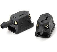 Universal Car Windscreen Washer Wiper Blade Water Spray Jets Nozzles Mounted Onto 8mm 9mm Arm Adjusted 4 Way Upgrade