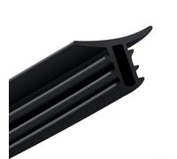 Universal Car Windshield Sealing Strip 1.6m Rubber Seal Vehicle Dashboard Soundproof Dustproof Waterproof Auto Interior Gap Filler Black