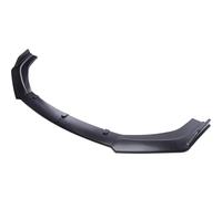 Universal Carbon Fiber/Black Front Bumper Lip Splitter Diffuser Guard Protector Spoiler(Matte Black)