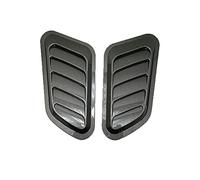 Universal Carbon Fiber Look Car Decorative Cell Air Flow Intake Hood Scoop Bonnet Vent Cover Stickers Decoration Styling Hood Vents Scoop( Carbon Fiber Look)