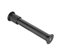 Universal Carbon Fiber Tripod Extension Pole 2-section Extendable Rod Max. Height 32cm/12.6in with 1/4 Inch Screw for Tripod Monopod