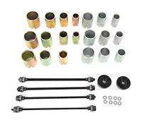 Universal Carbon Steel Rear Axle Bushing Removal Tool Set 27Pcs Professional High Precision Industrial Standard Sleeve Kit for Automotive Repair and Maintenance