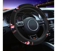 Universal Cars Accessory Britain British Flag Map Car Steering Wheel Protector Durable Car Steering Wheel Covers For Cars, Auto, Suv