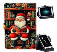 Universal Case for 9-10.5" Tablet -for Fire HD 10/iPad 10.2/Galaxy Tab T580/A8 2022 Tablets 360° Rotating Stand & Multiple Viewing Angles PU Leather Protective Cover,Bookshelves Reading