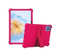 Universal Case for DOOGEE T10 PRO/T10/T10S/T10W/U10/U10 PRO/U9,Blackview Tab 60 WiFi/60 Pro/20 WiFi,OSCAL Pad 16/9/30/80 XLTTONG PC Holder Tablet Silicone Anti-drop Case-Rose
