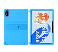 Universal Case for DOOGEE T10 Pro/T10/T10s/T10W/U10/U10 Pro/U9,Blackview Tab 60 WiFi/60 Pro/20 WiFi,OSCAL Pad 16/9/30/80 10.1 inch Tablet with PC Kickstand, Soft Silicone Shockproof Case, Skyblue