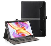 Universal Case for Tablet 10 10.1 11 Inch,Multi Angle PU Leather Cover | Compatible with Hakaug Tablet 10",MUISOO,PRITOM,Whitedeer,Laptok,SVITOO Tablet 11",TABWEE T50,W90,T80,TECLAST,Pure Black