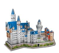 Universal Castle 3D Puzzles Large Architecture Fun DIY Building Model Craft Kit Education Toy for Adult and Kids Home Decoration Gift (Neuschwanstein Castle 71 Pieces)