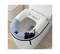 Universal Cat Pattern Toilet Seat Cushion | Home Use Thickened Waterproof Winter Warm Anti-Cold(B C4491B)