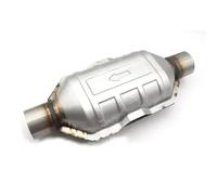 Universal Catalytic Converter, 2"/2.25"/2.5"/3" Inlet/Outlet High Flow Stainless Steel Shell Catalytic Converter Car Catalytic Converters(3 inch)