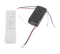 Universal Ceiling Fan Remote Kit, Wireless 6 Speed Light Controller | Plastic Receiver Included, 120mm Wire Length, 50hz 60hz Rated Frequency, Bedrooms Office Fans Random Style