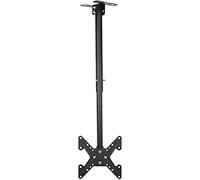 Universal Ceiling Mount for TVs, Adjustable Tilting & Swiveling TV Bracket, Compatible with 14-32 Inch Flat Screen LCD TVs, Max Weight 200 lbs