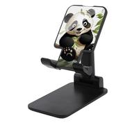 Universal Cell Phone Stand for Desk Adjustable Mobile Panda on The Tree Branch Phone Holder Mount Cradle Dock Compatible with 4.0-8.0 Inch Smartphones Portable Office Desktop Accessories Decor